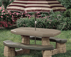 Kinderhoek: Picknicktafel