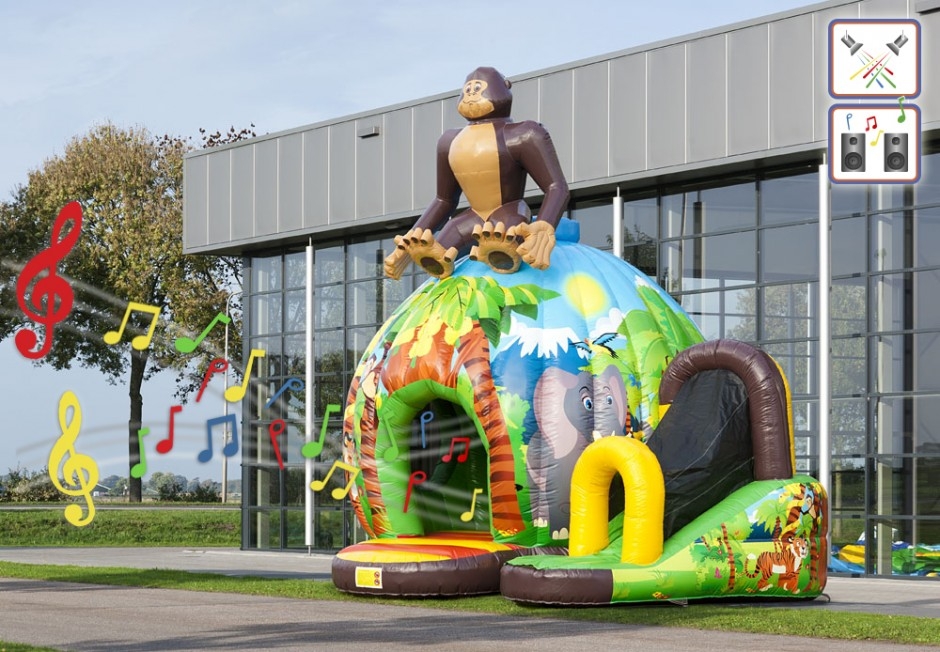 Springkasteel: Disco jungle