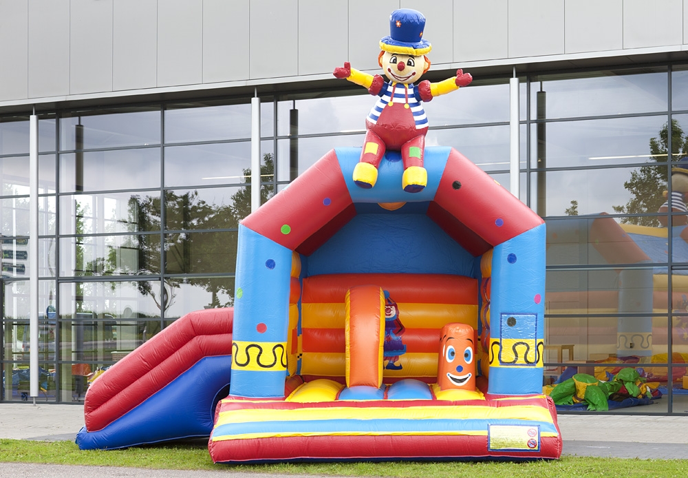 Springkasteel: Multifun Clown met slide